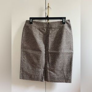 Loft Animal Print Skirt